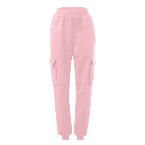 Women's High-Waisted Fleece Jogging Pants Plus Size 1