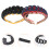 Plastic Heart-Shaped Headbands Assorted Colors 12 Pcs 6