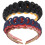 Plastic Heart-Shaped Headbands Assorted Colors 12 Pcs 7