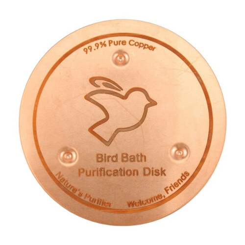 Bird Bath Purification Disk Purification Cleaner with Three-Point Support Safe Clean Water for Outdoor Birdbath and Bowl 1