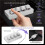 4-Key Customize Wired Voice Input Keyboard Macro Knob Copy Paste Shortcut Key Keyboard Vibecoding Keyboard White 4