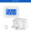 DM55-1 Digital AC Voltmeter for Household Use - LCD Display for 80-300V Voltage Range EU Plug 2