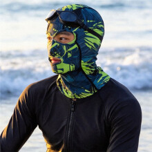 Summer Sun Protection Swimming Cover Swimming Diving Facekini UV Sun Protection Full Face Mask for Skiing Diving B