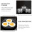 Stainless Steel Egg Poacher Pan 1 Set Silver Plated 4