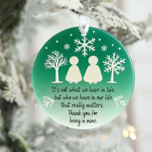 Sea Glass Snowflake Ornament Handcrafted Friendship Decor