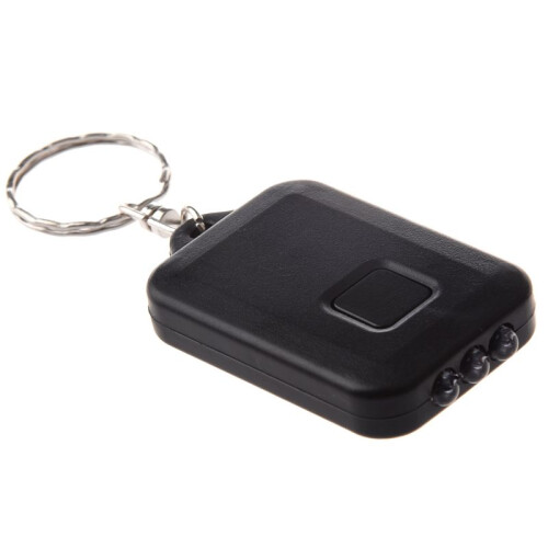 3X Solar-Powered LED Flashlight / Keychain 1