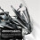 Windshield Side Kit Wind Deflectors Front Deflector Fairing Exten for  Tracer 700 MT-07 MT07 TRACER 2017-2019 6