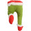 Stuffed Elf Legs Ornament Green Christmas Decoration 1