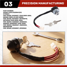 Ignition Start W Keys OE 52200-41212 5220041212 for Tractor M4900 M5700 M6800 M8200 M9000 M5040 1998-2006
