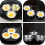 Stainless Steel Egg Poacher Pan 1 Set Silver Plated 2