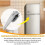 2PCS EFR751 Refrigerator Door Handle Replacement for  Refrigerator Door Handle 4