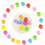 Mini Plastic Hair Clips Chrysanthemum Design 20 pcs 2