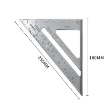 Aluminum Alloy Square Ruler 12-inch Tri-Square for Carpentry