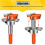 2X Hinge Jig Drill Guide Set, Hex Handle Adjustable 35mm Forstner Bit, Concealed Hinge Boring Jig Drill Guide 3