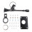 5 / 6 / Reverse Billet Aluminum Short Shifter Box for   Coupe with Enhanced Gear Shift Precision 3