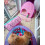 100 Pink Blue Play Balls with Net Storage Bag 3