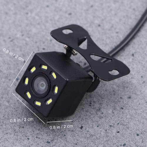 Universal Reverse Camera Black Plastic 170 View 8 LED 1