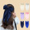 Oversized Bow Hair Clip Polyester Spring Clip 1 Piece 3