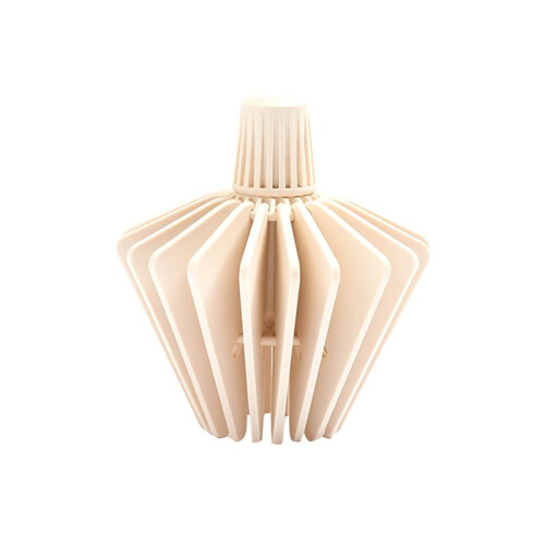 Adjustable Papers Filter Shaping Tool Range to 36-60 Adjustable Range Design for Multiple Filter Cups Creamy White 1