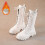 Women's Lace-Up Plush Winter Riding Boots PU Leather 1