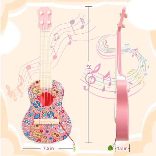 Ukulele for Kids 21 Inch 4-String Educational Toy 1