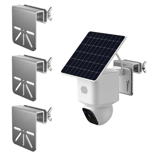 3 Pack Gutter Mount Bracket Compatible with for  SoloCam S340 / E3, Security Camera Holder 1