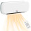 2000W Wall Mounted Ceramic Space Heater, 10-49C Temperature, White 1