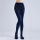 Asdoklhq Women's Solid Opaque Tights Navy S 2
