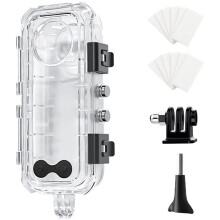 For Insta 360 X5 Case Invisible Dive Case 60m/196ft Waterproof Camera Underwater Sealed Shell Photography Housings