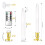 LED Window Candles with Remote Timer Suction Cups 10-Pack 6