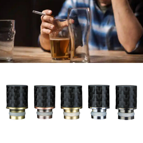 (Set)Black Smoking Mouthpiece Durable Material Electronic Cigarette Tool Accessories 1