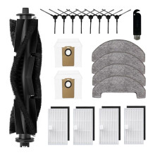 20-Pack for MONSGA MS1 MAX Robot Vacuum Parts: Roller Brush, HEPA Filters, Mops, Dust Bags,Side Brushes, Cleaning Brush