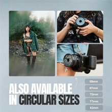 1PCS 72mm Water Ripple FX Filter (Effects Filter FF061-72mm, Glass) for Photo & Video