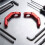 Motorcycle Handguard Support Bracket Mount 22mm Handlebar Tube Caps Handlebar Guard Clamp Universal Red 6