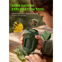 1000X Handheld Digital Microscope for Kids Pocket Microscope with 1.54" IPS Screen Portable Toys Birthday Gifts A