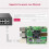 For Raspberry Pi PoE+ HAT Expansion Board for Raspberry Pi 4B/3B+ PoE+ HAT 802.3af/At with Cooling Fan 8
