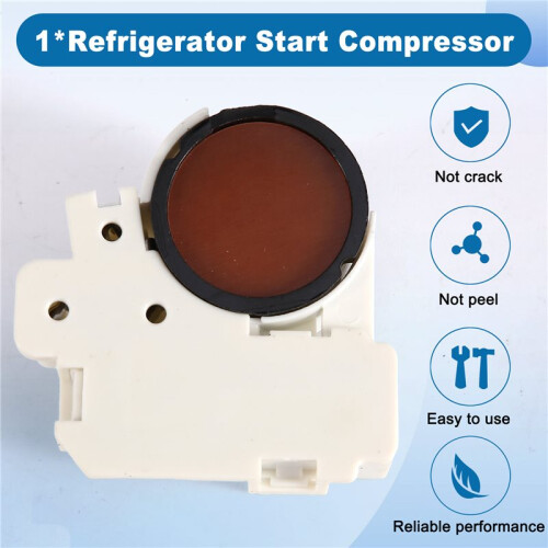 For 8100ZEM90-130-74 Refrigerator Start Compressor Combination Refrigerator Replacement Accessories 1