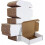 Small Shipping Boxes 7x5x2 inches White Corrugated 1