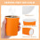 Disposable Coffee Cups 9 oz 10 Pack Thick Paper Hot Cold 8