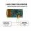 Voltímetro Digital  0-30V & Medidor de Bateria com Display OLED de 0,5 Polegadas Testador de Tensão 1-6S Ajustável 1
