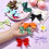 Mini Coquette Bows Polyester Ribbon Flowers 20 Colors 40 pcs 4