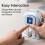 EMO Interactive AI Desktop Robot  Chat, Multilingual Companion, Dancing  Robot Charging Skateboard 7