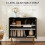 Modern Luxe High Gloss Sideboard, with Hairpin Legs - Black 8