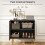 Modern Luxe High Gloss Sideboard, with Hairpin Legs - Black 7