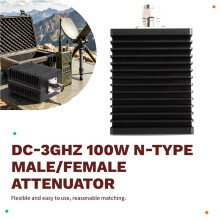 -3GHZ 100W N Type Male /Female Attenuator Coaxial Load 50ohm RF Microwave Terminal Plug 1/2 Connector High Power A