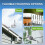 RAINPOINT Wired Rain Sensor for Sprinkler Controller, Irrigation System, Automatic Shut Off with Adjustable Dry-Out 8