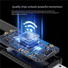 WiFi6 USB Wireless AX1800 Adapter Driver Free 2.4G+5.8G Dual Band 5dBi High Gain Antenna WiFi Dongle for Des