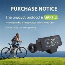 Afficheur de Vitesse LCD H3C E-Scooter 24V/36V/48V/60V/72V Type C pour Vélo Électrique, Compteur Animé Couleur LCD SM6PIN