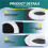 Kitchen Sink Accessories: 4-Pack PE Thickened Drain Sealing Rings for Leak-Proof Waterproofing 6