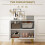 Modern Luxe High Gloss Sideboard, with Hairpin Legs - White 7